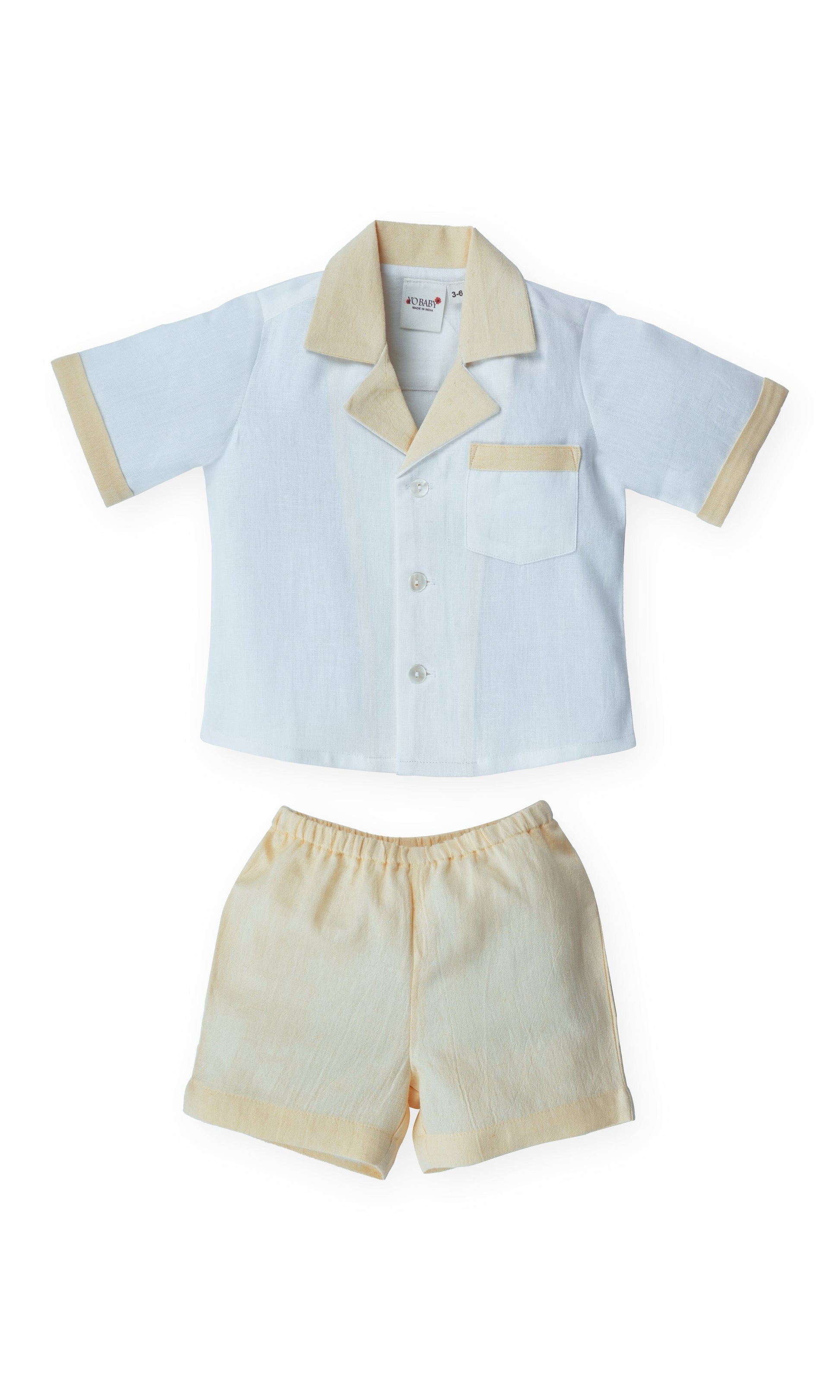 Easter Egg Hunt Shorts and Shirt Set : YELLOW : Infant : Toddler : Tween BOYS SHIRT AND SHORTS Yo Baby India 