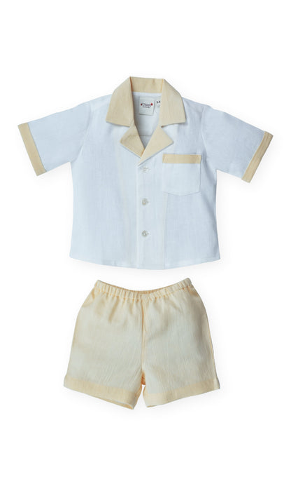 Easter Egg Hunt Shorts and Shirt Set : YELLOW : Infant : Toddler : Tween BOYS SHIRT AND SHORTS Yo Baby India 
