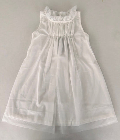 Elegant Lavender Nylon Net Tulle Dress with Ruffle Neck for Kids & Infants DRESS Yo Baby India 