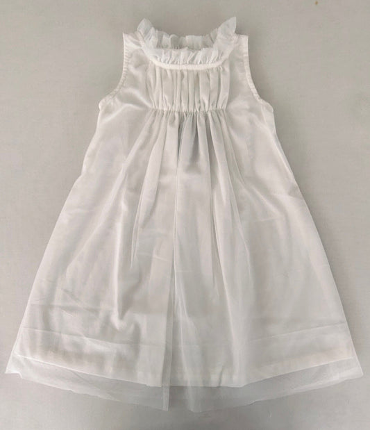 Elegant Lavender Nylon Net Tulle Dress with Ruffle Neck for Kids & Infants DRESS Yo Baby India 