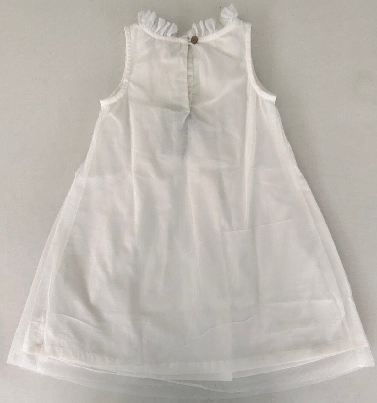 Elegant Lavender Nylon Net Tulle Dress with Ruffle Neck for Kids & Infants DRESS Yo Baby India 