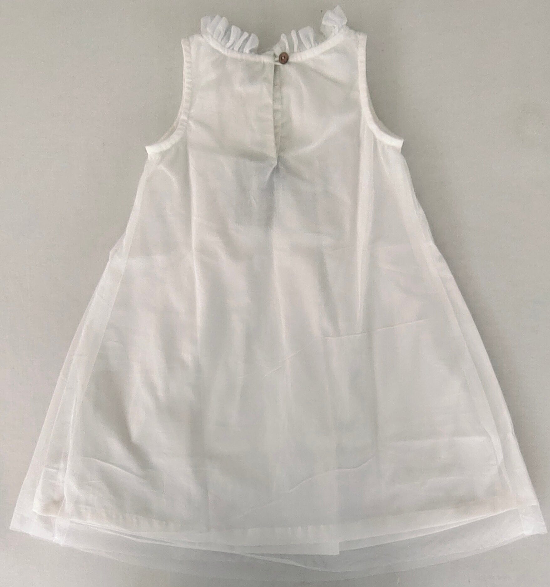 Elegant Lavender Nylon Net Tulle Dress with Ruffle Neck for Kids & Infants DRESS Yo Baby India 