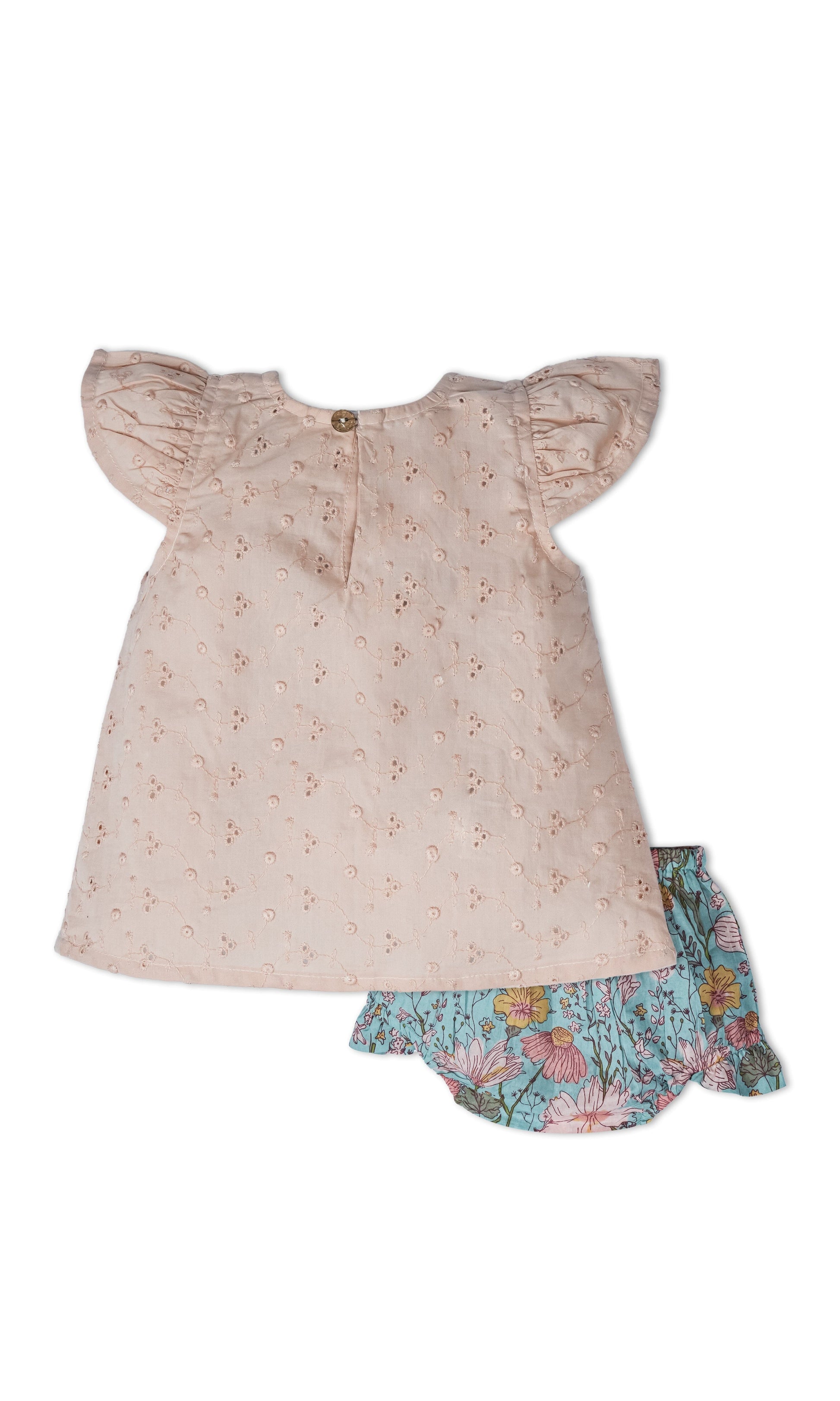 Embroidered Top and Bloomer Set : Infant : Baby Girl Top & Shorts Set Yo Baby India 