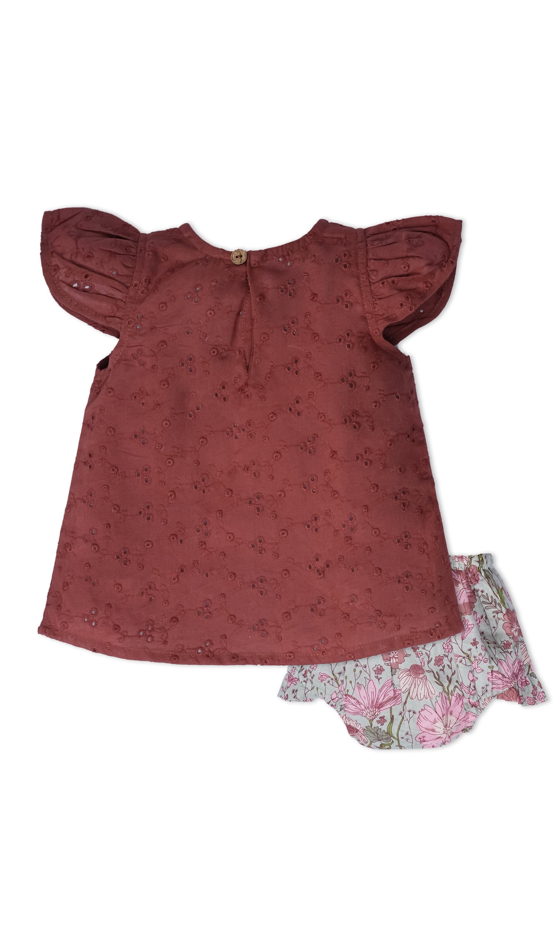 Embroidered Top and Bloomer Set : Infant : Baby Girl Top & Shorts Set Yo Baby India 