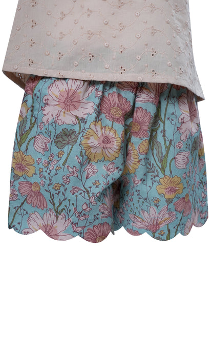 Embroidered Top and Bloomer Set : Infant : Baby Girl Top & Shorts Set Yo Baby India 