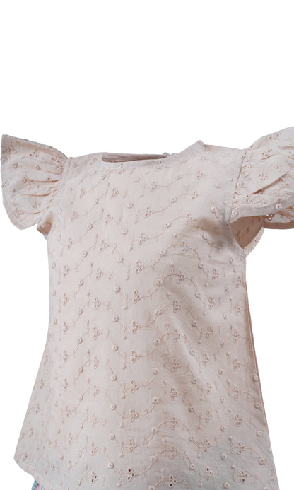 Embroidered Top and Bloomer Set : Infant : Baby Girl Top & Shorts Set Yo Baby India 