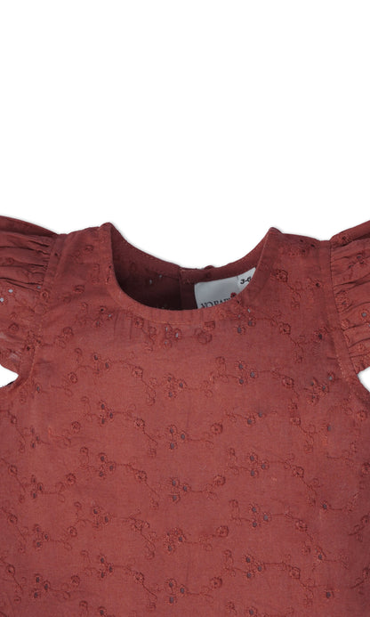 Embroidered Top and Bloomer Set : Infant : Baby Girl Top & Shorts Set Yo Baby India 