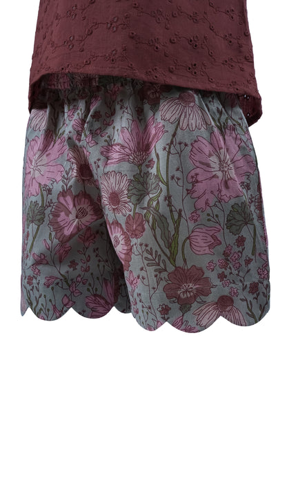 Embroidered Top and Bloomer Set : Infant : Baby Girl Top & Shorts Set Yo Baby India 