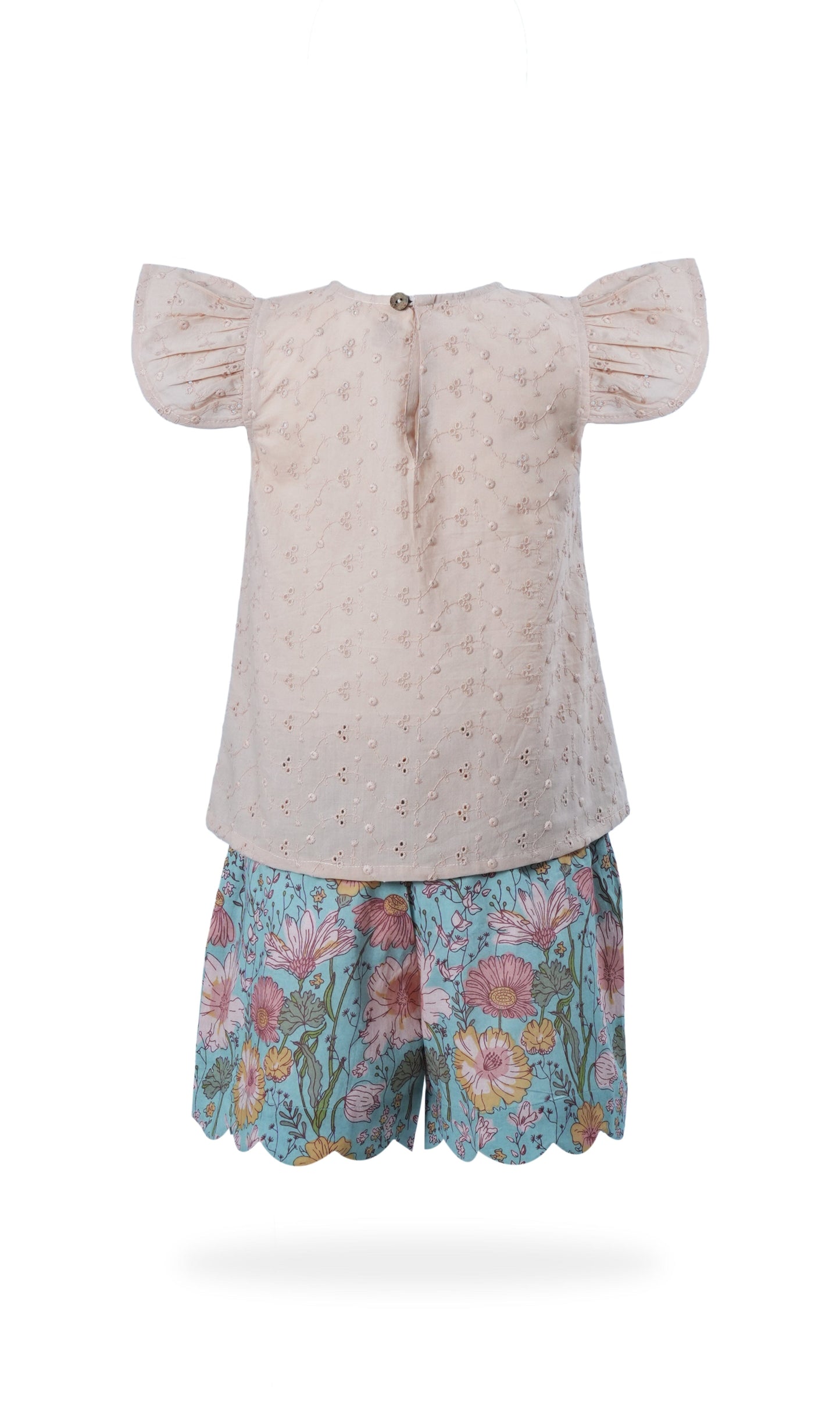 Embroidered Top and Bloomer Set : Infant : Baby Girl Top & Shorts Set Yo Baby India 