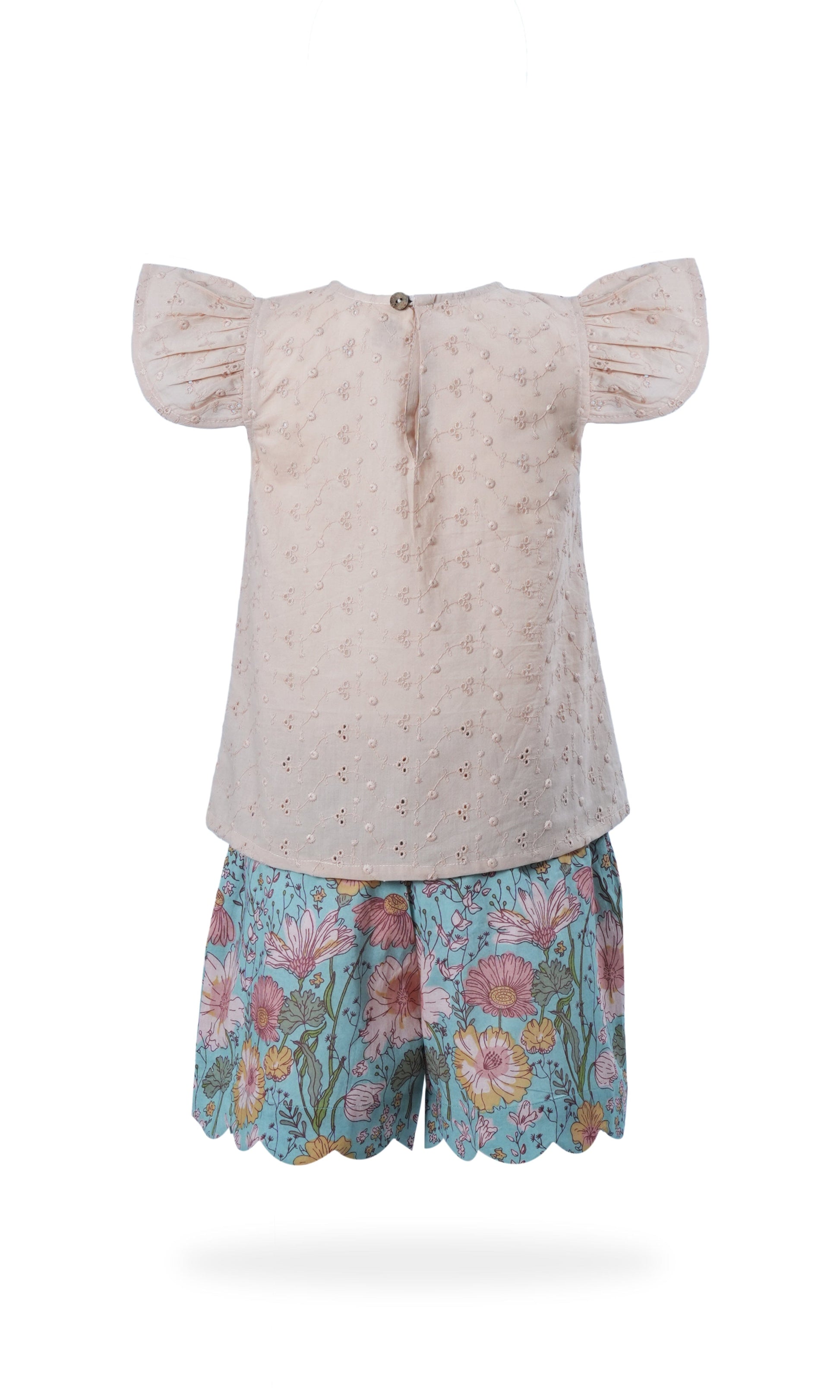 Embroidered Top and Bloomer Set : Infant : Baby Girl Top & Shorts Set Yo Baby India 