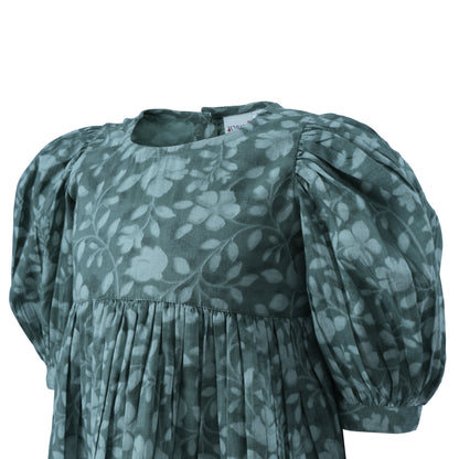 Emma Dress : SAGE : Infant : Toddler : Tween dress & diaper cover Yo Baby India 