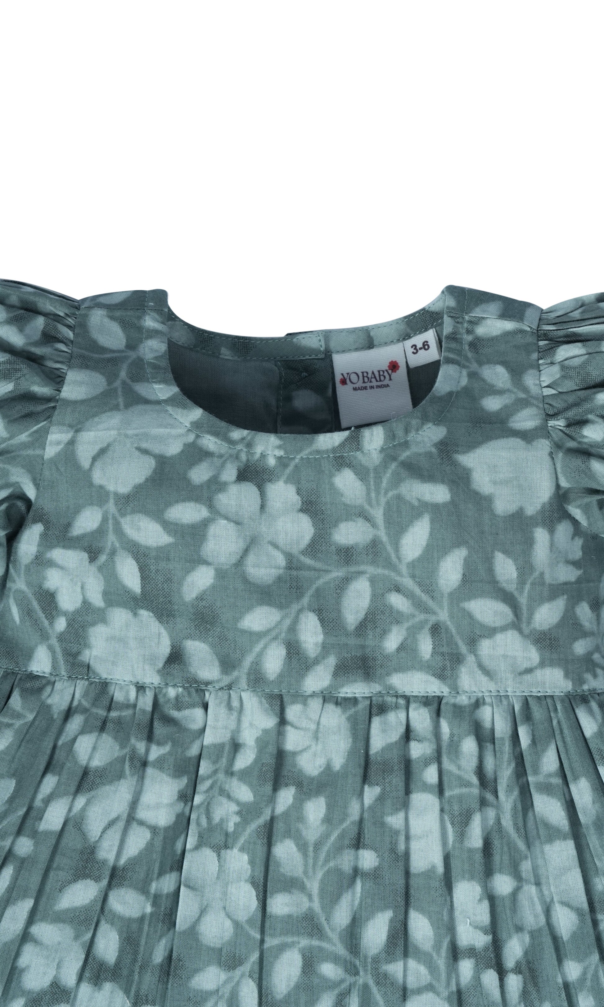 Emma Dress : SAGE : Infant : Toddler : Tween dress & diaper cover Yo Baby India 