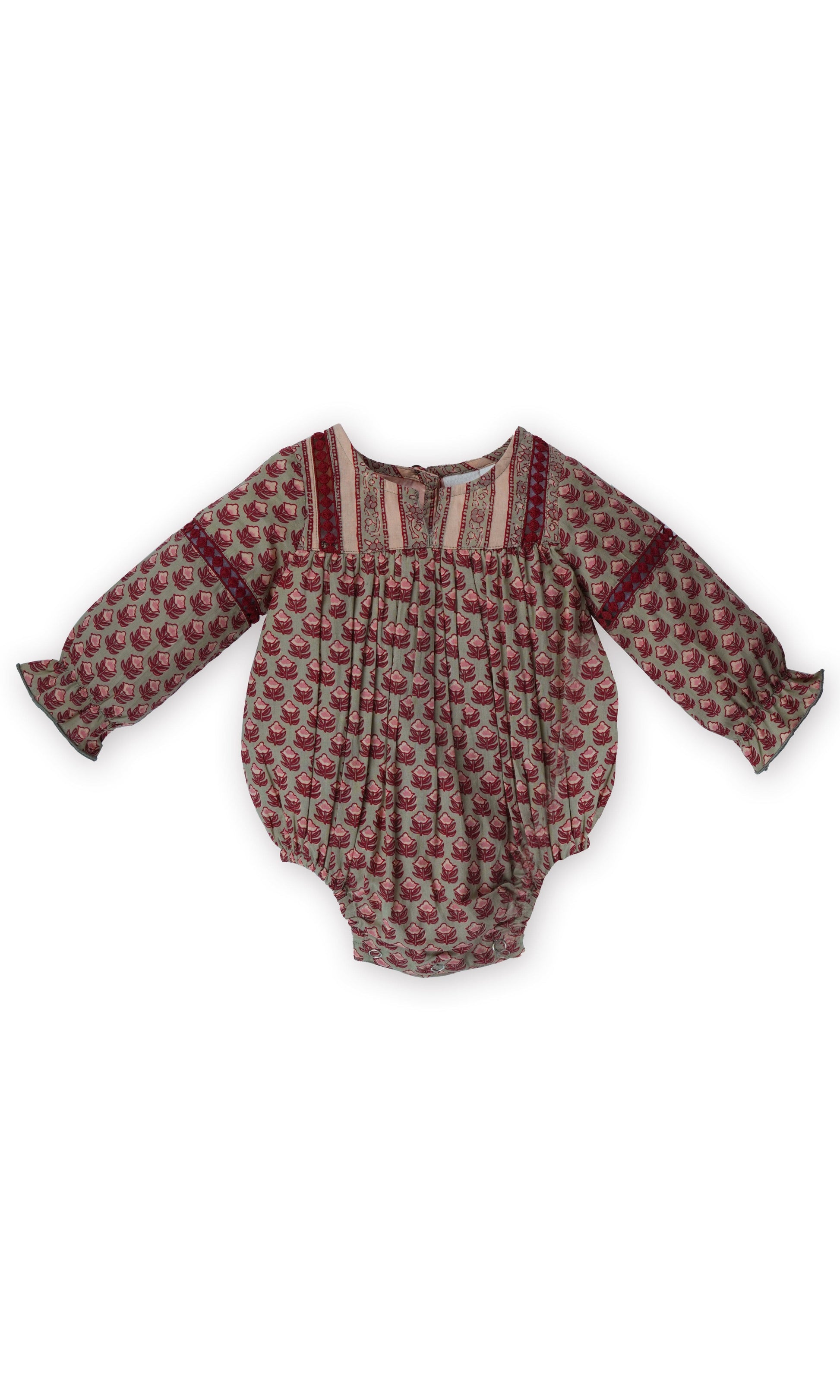 Esti Romper : SAGE : Infant : BabyGirl Romper Yo Baby India 