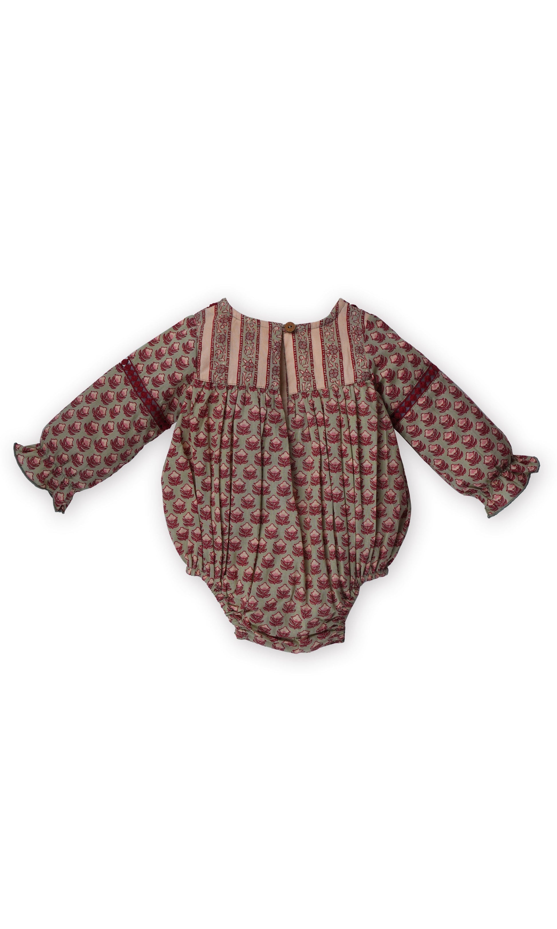 Esti Romper : SAGE : Infant : BabyGirl Romper Yo Baby India 