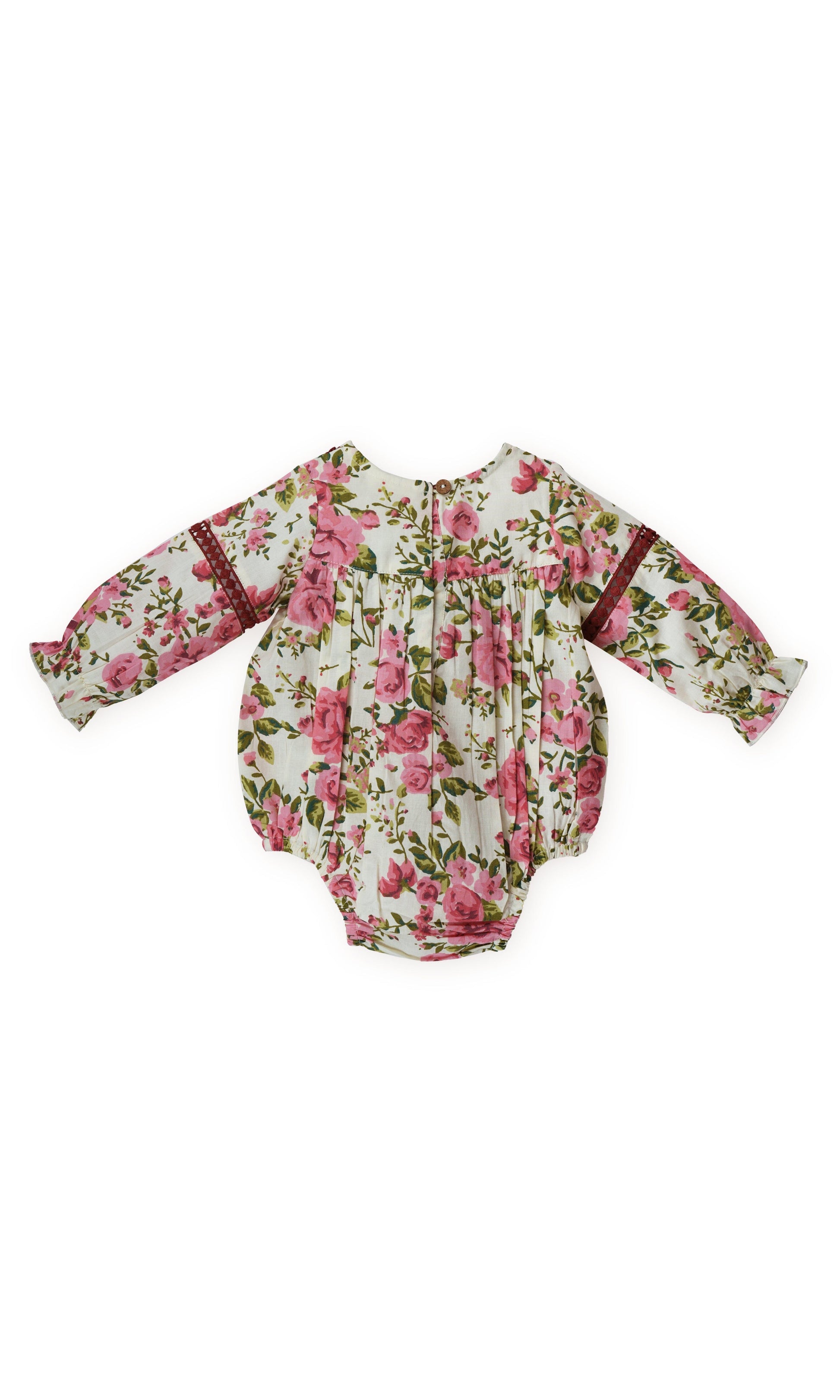 Esti Romper : WHITE : Infant : Baby Girl Romper Yo Baby India 