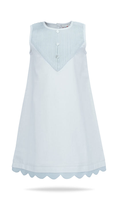 Eve Dress : POWDER BLUE : Infant : Toddler : Tween dress & diaper cover Yo Baby Online 