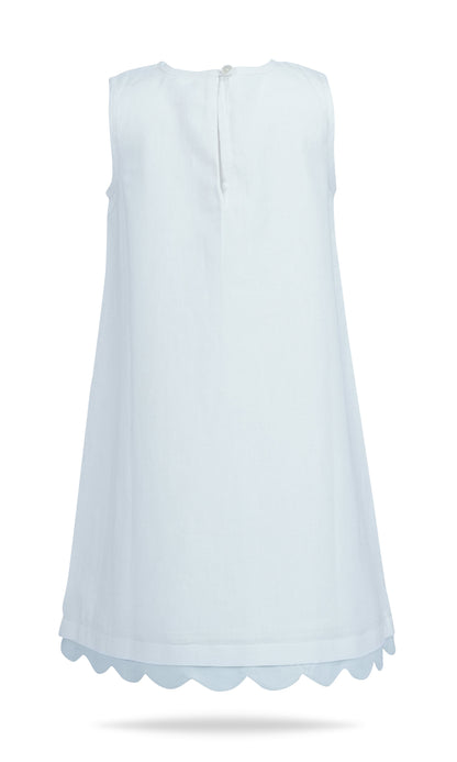 Eve Dress : POWDER BLUE : Infant : Toddler : Tween dress & diaper cover Yo Baby Online 