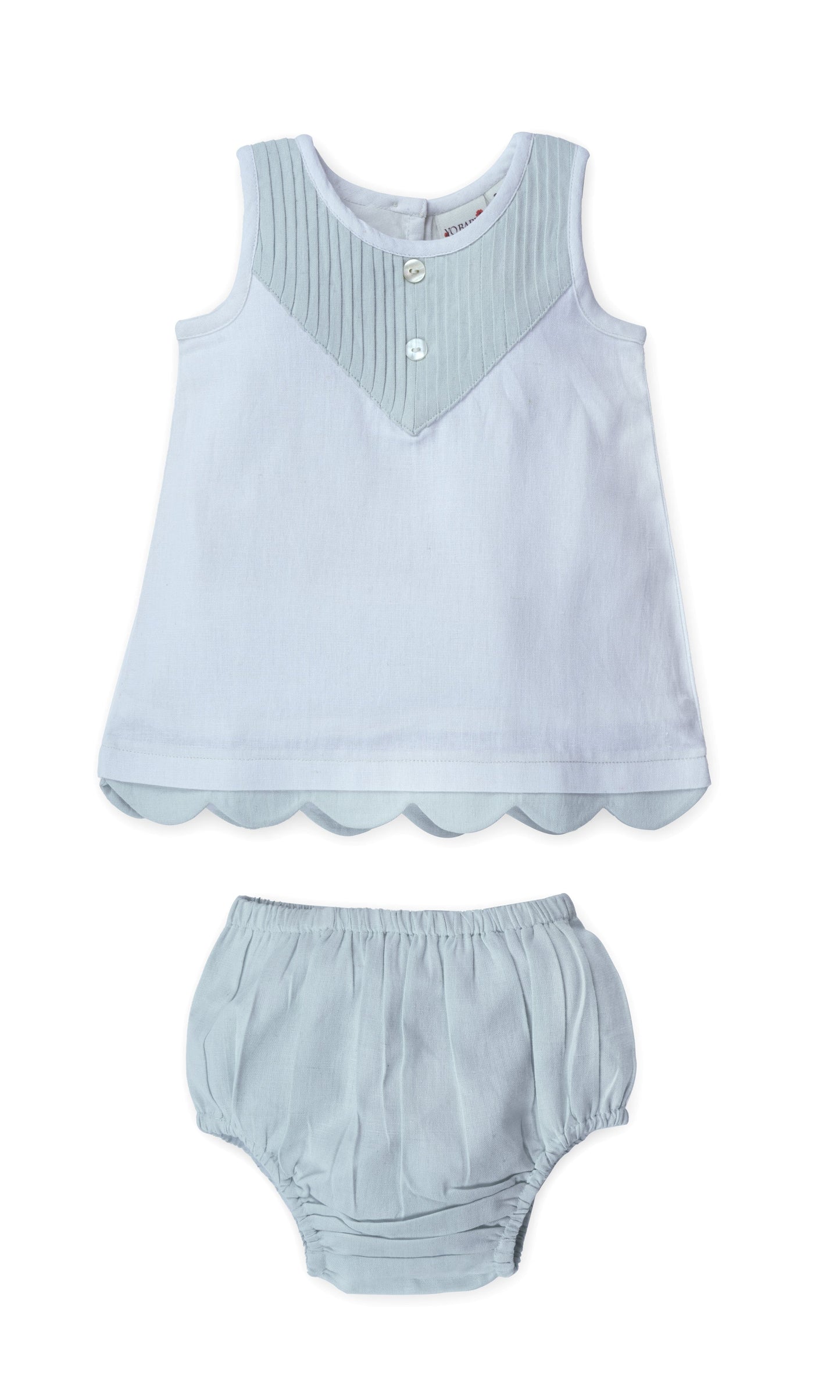 Eve Dress : POWDER BLUE : Infant : Toddler : Tween dress & diaper cover Yo Baby Online 