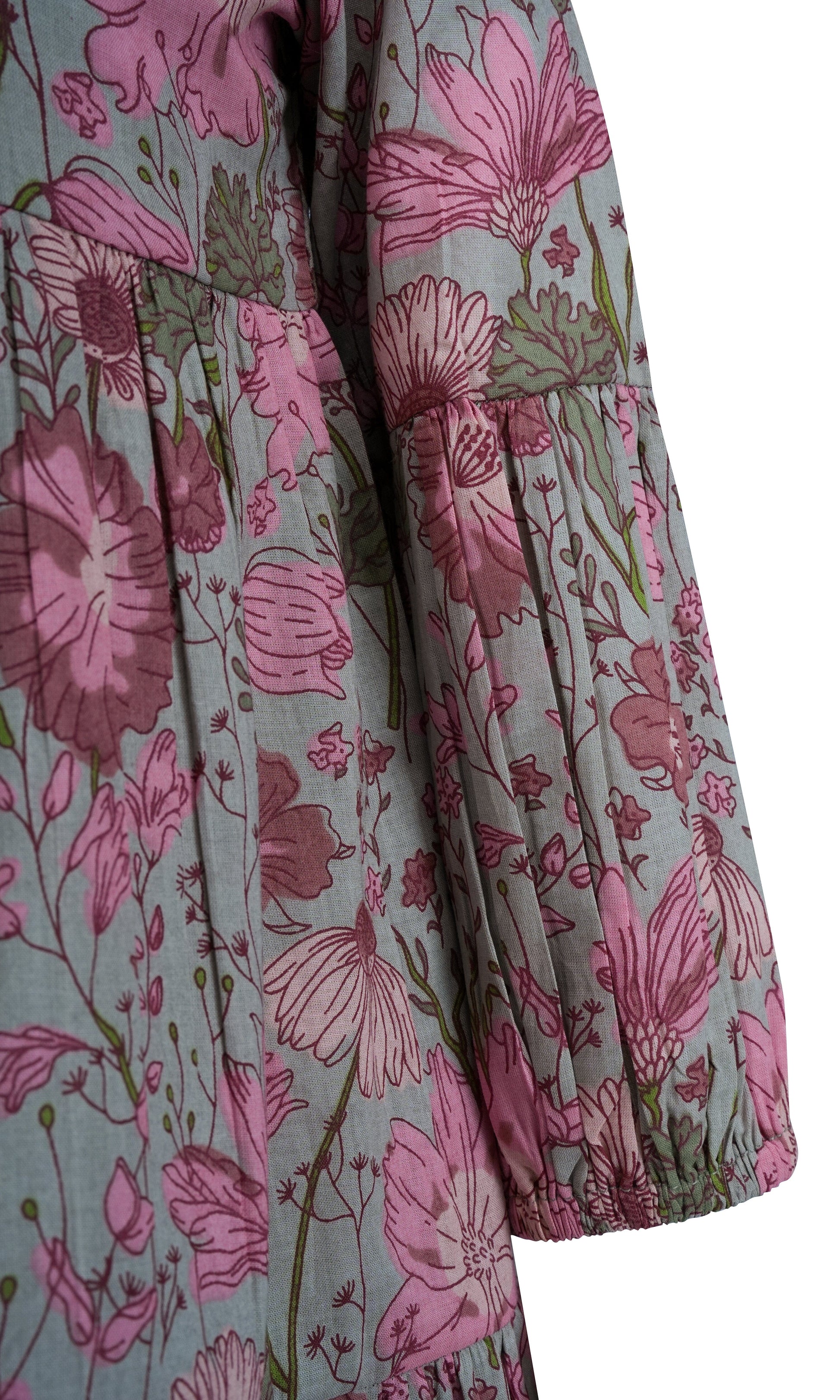 Gauri Dress : CEMENT : Infant : Toddler : Tween dress & diaper cover Yo Baby India 