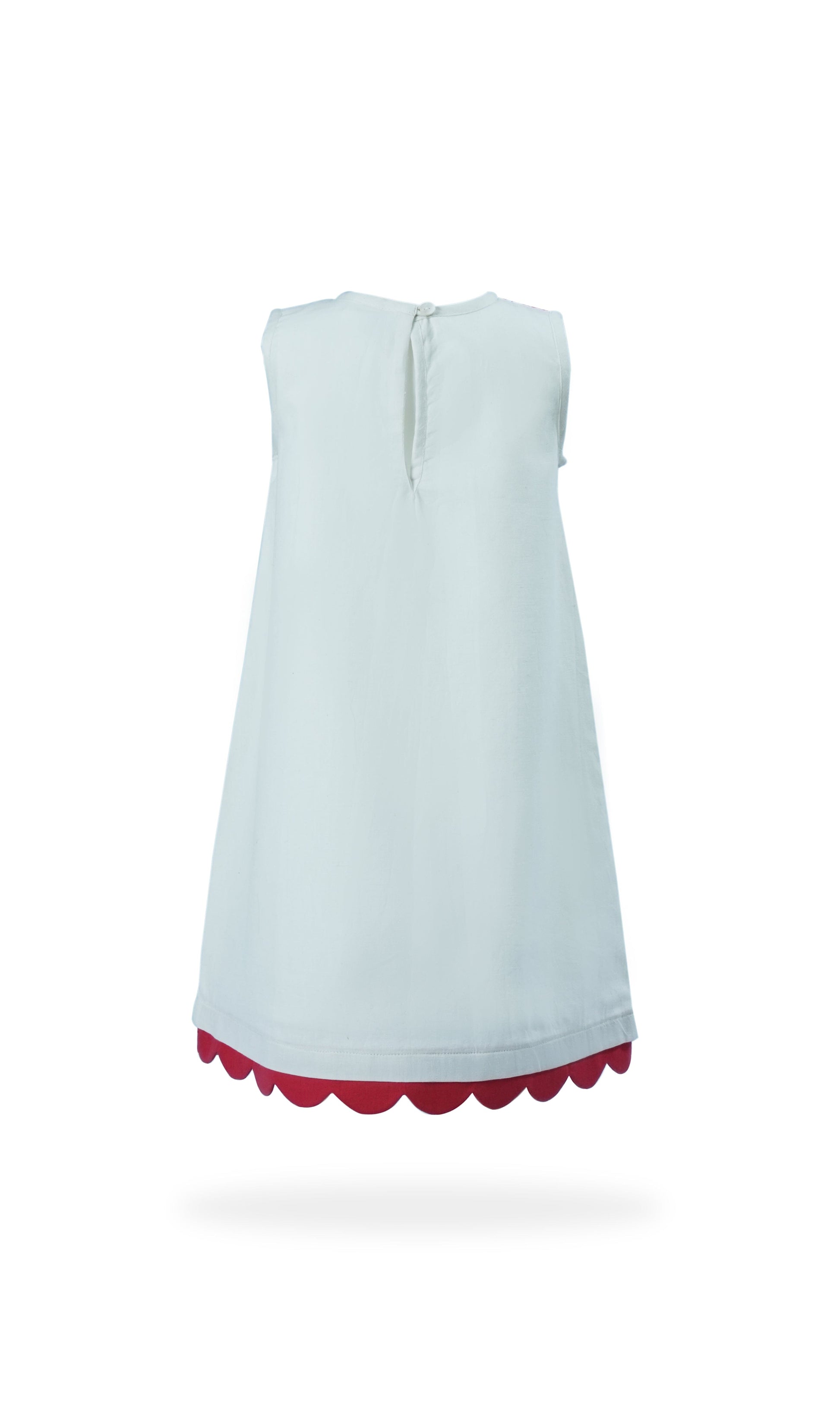 Heart Themed Scalloped Dress dress & diaper cover Yo Baby Wholesale 