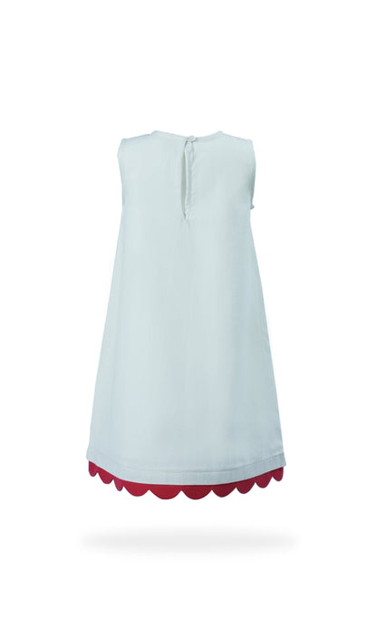 Heart Themed Scalloped Dress dress & diaper cover Yo Baby Wholesale 