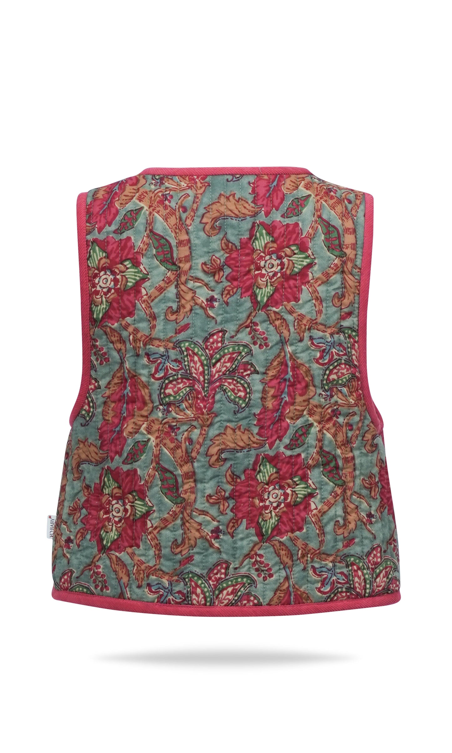 Jane Reversible Quilted Jacket : CHRISTMAS RED : Infant : Toddler : Tween Jacket Yo Baby India 