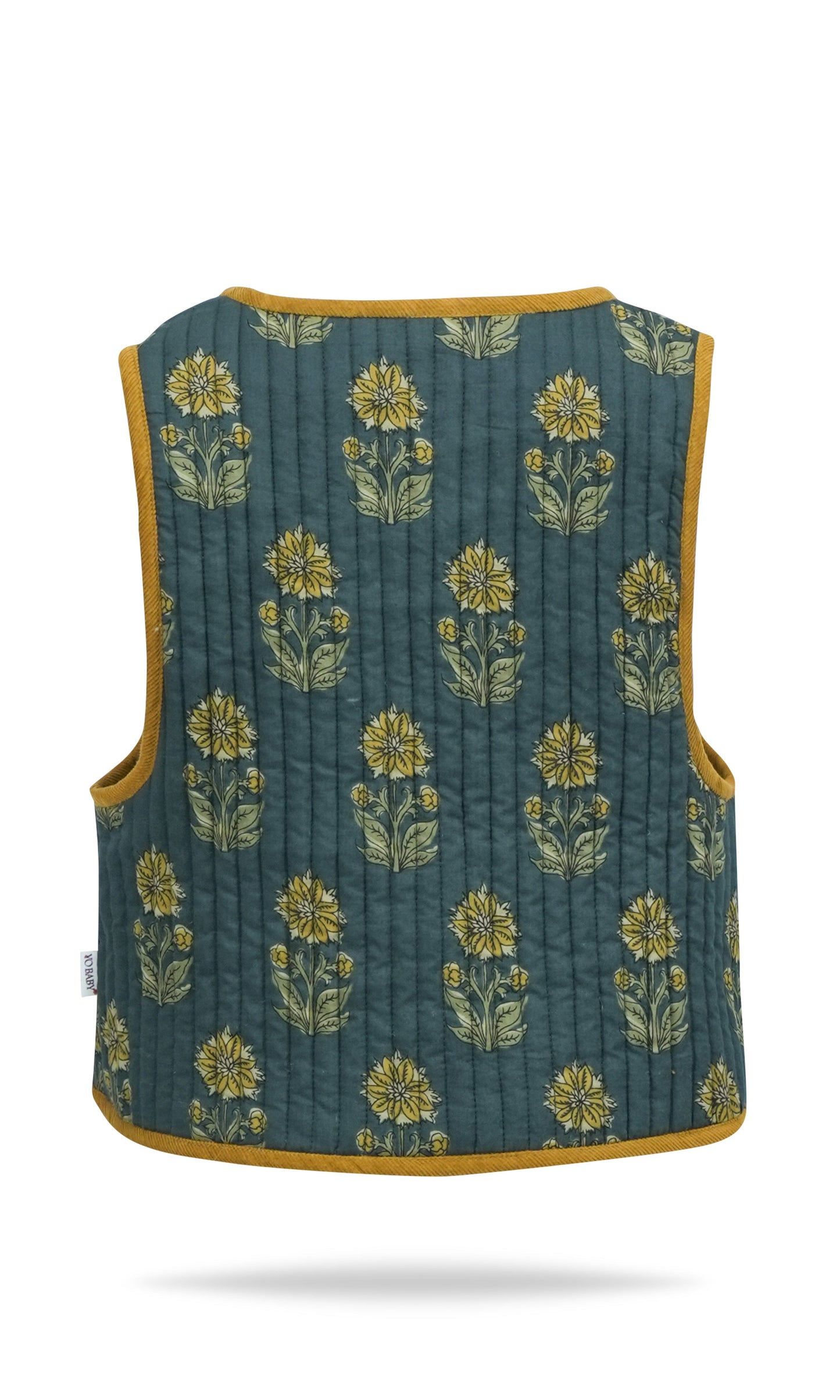 Jane Reversible Quilted Jacket : MUSTARD : Infant : Toddler : Tween Jacket Yo Baby India 