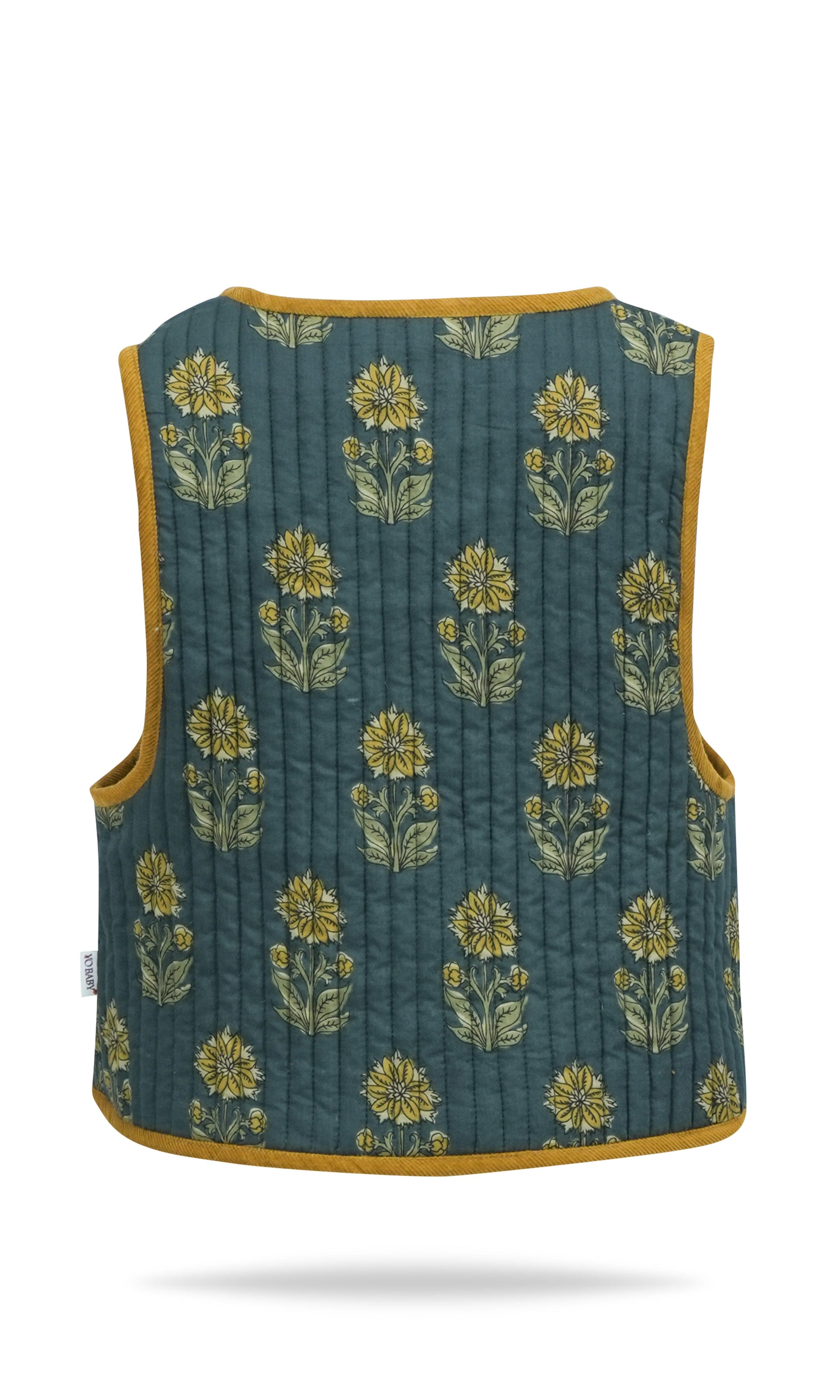 Jane Reversible Quilted Jacket : MUSTARD : Infant : Toddler : Tween Jacket Yo Baby India 