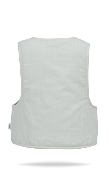 Jane Reversible Quilted Jacket : OFF-WHITE : Infant : Toddler : Tween Jacket Yo Baby India 