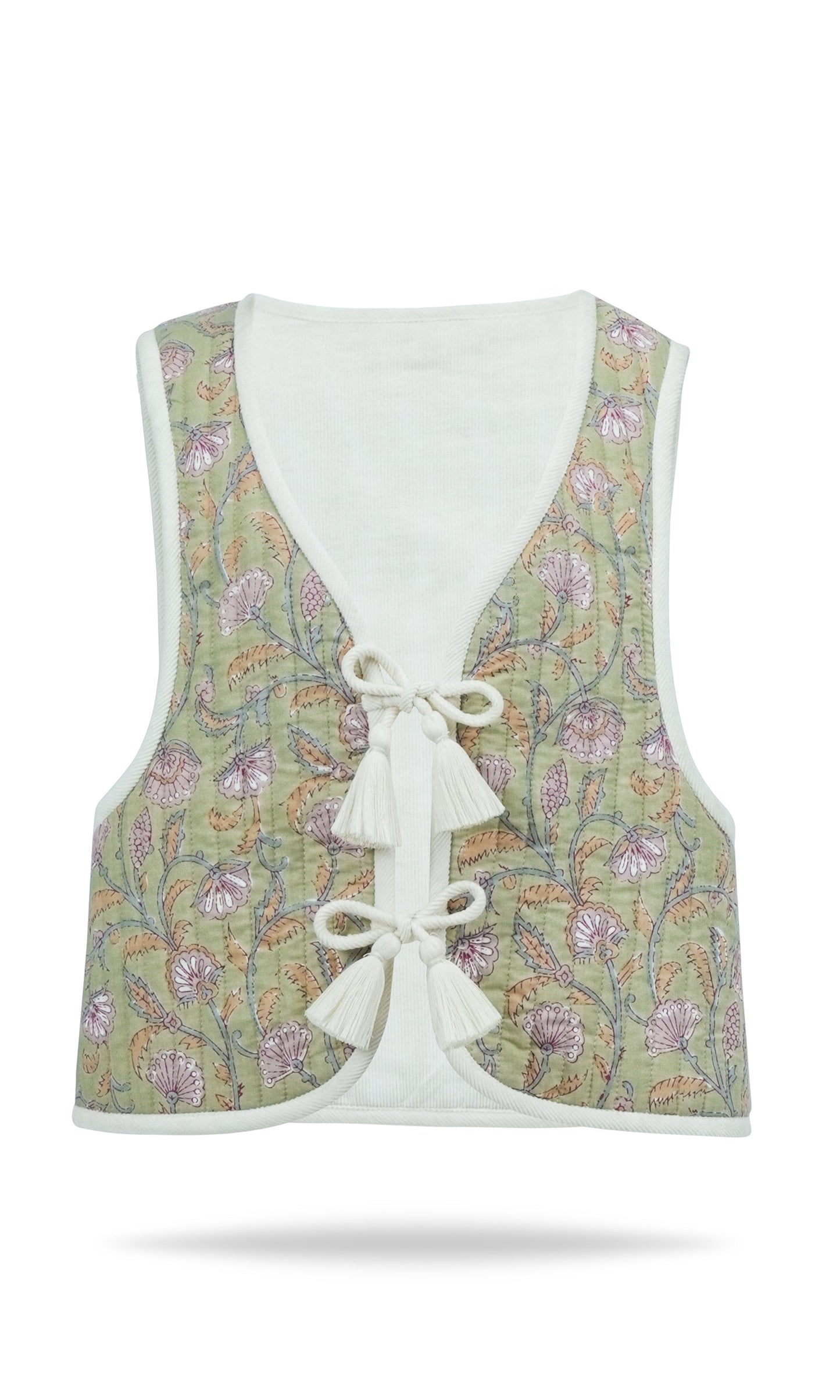 Jane Reversible Quilted Jacket : OFF-WHITE : Infant : Toddler : Tween Jacket Yo Baby India 