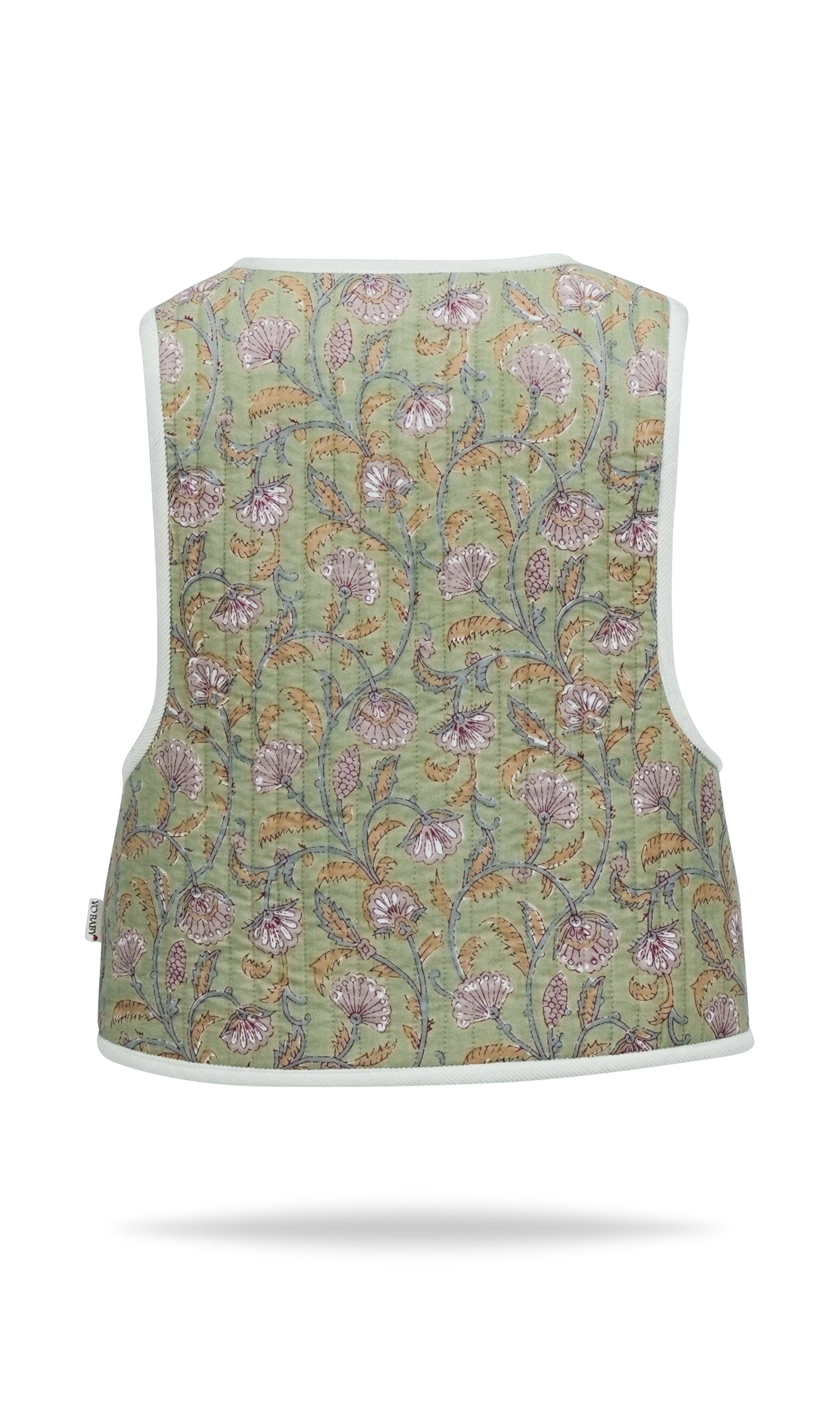 Jane Reversible Quilted Jacket : OFF-WHITE : Infant : Toddler : Tween Jacket Yo Baby India 