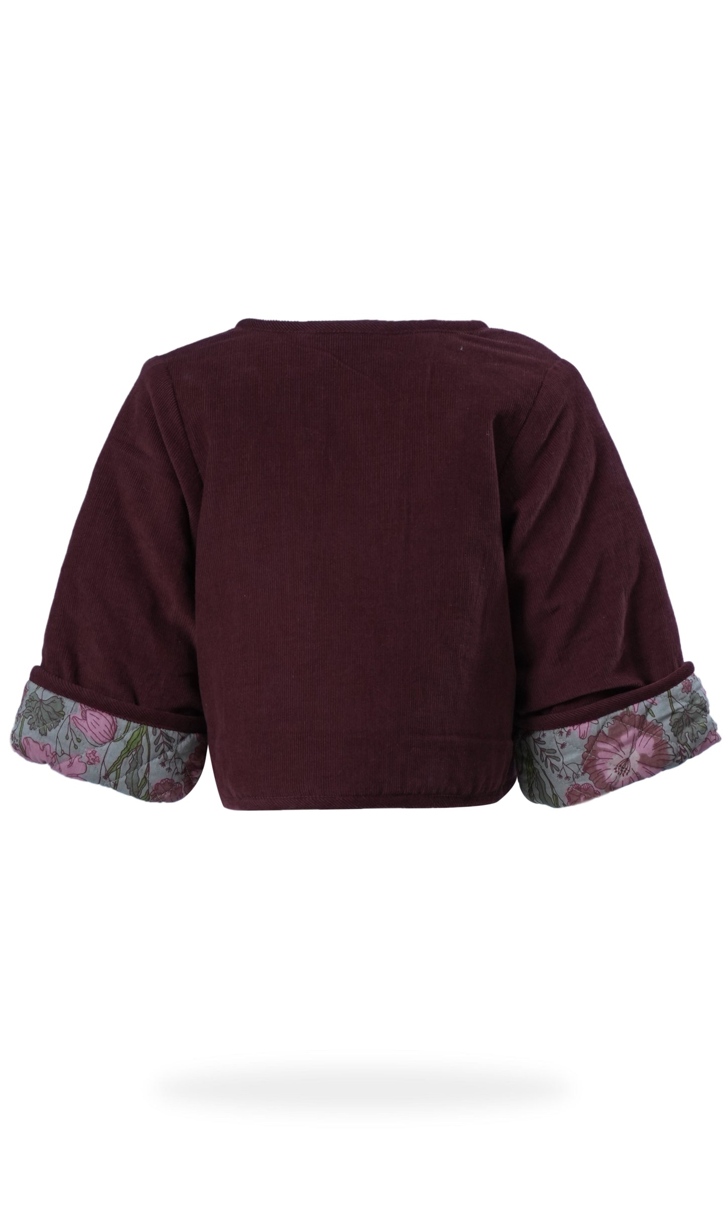 Jill Reversible Quilted Jacket : MAROON : Infant : Toddler : Tween Jacket Yo Baby India 