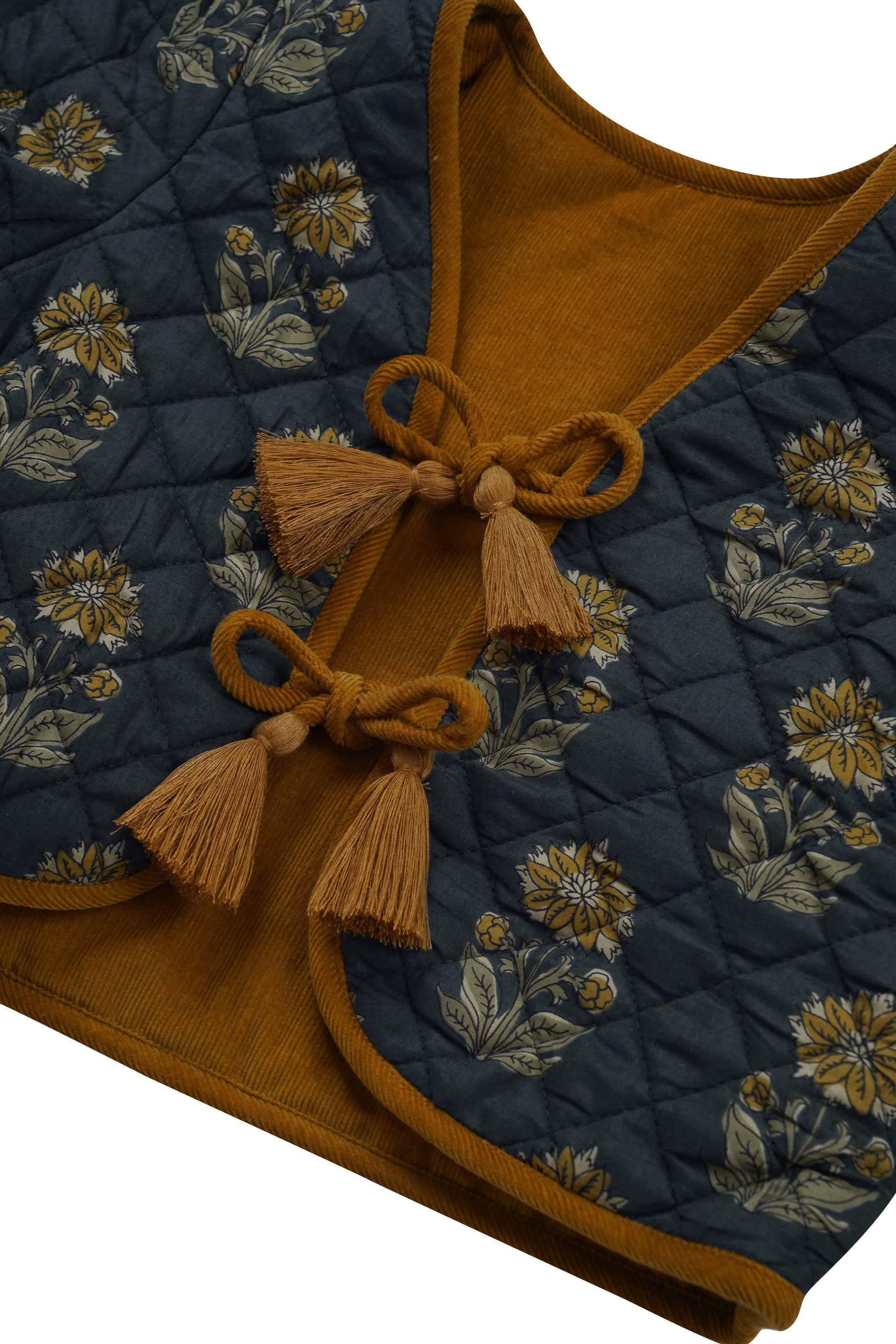 JILL Reversible Quilted Jacket : MUSTARD : Infant : Toddler : Tween Jacket Yo Baby India 