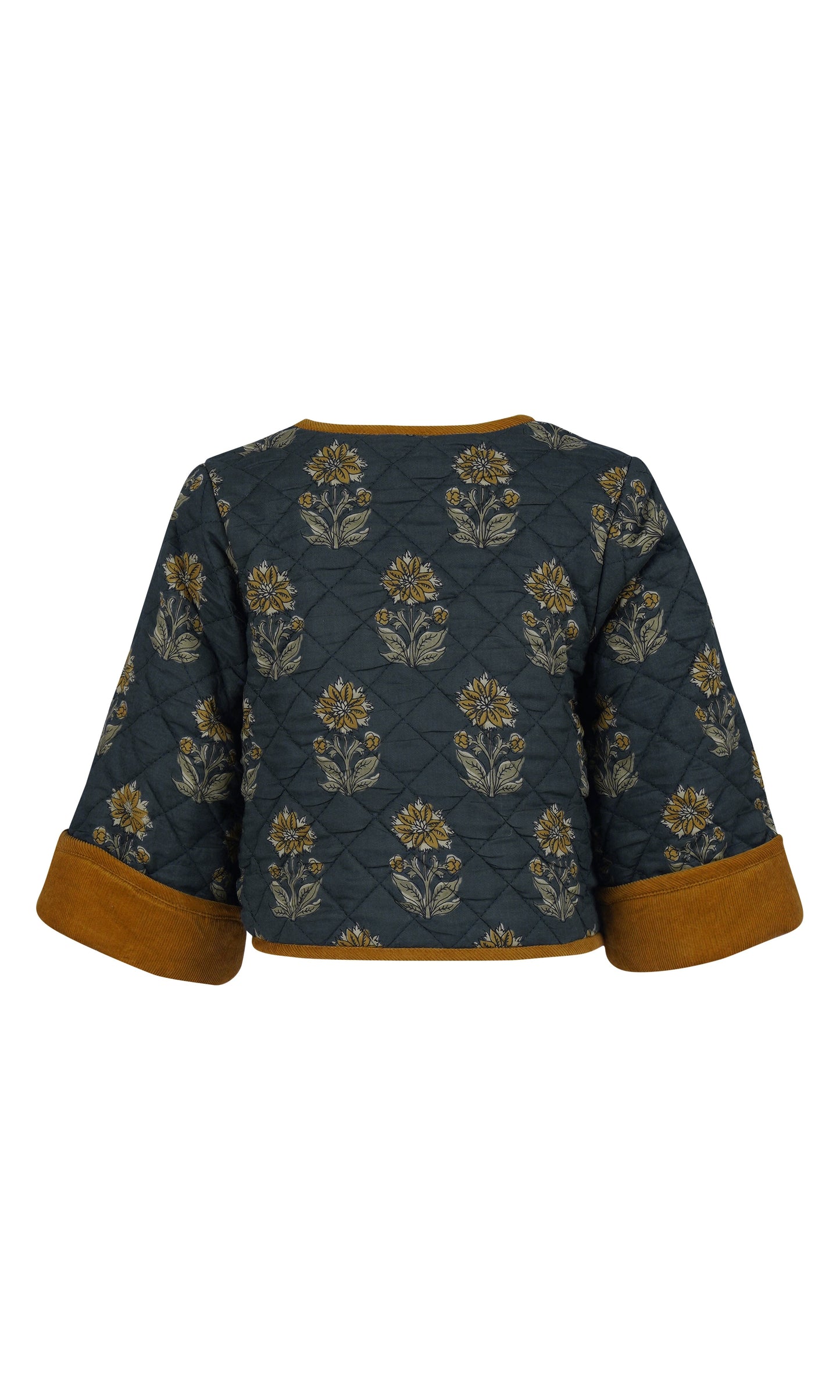 JILL Reversible Quilted Jacket : MUSTARD : Infant : Toddler : Tween Jacket Yo Baby India 