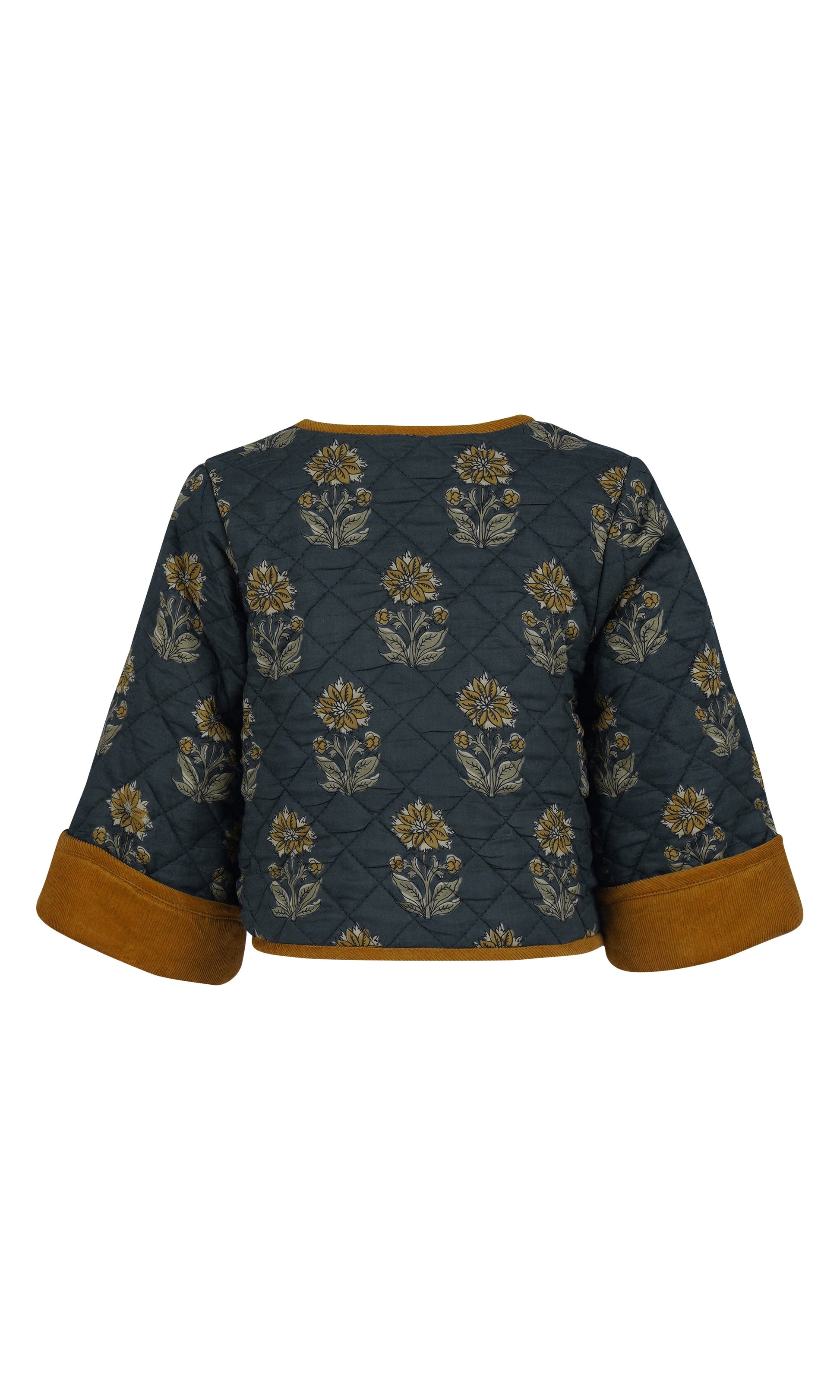 JILL Reversible Quilted Jacket : MUSTARD : Infant : Toddler : Tween Jacket Yo Baby India 