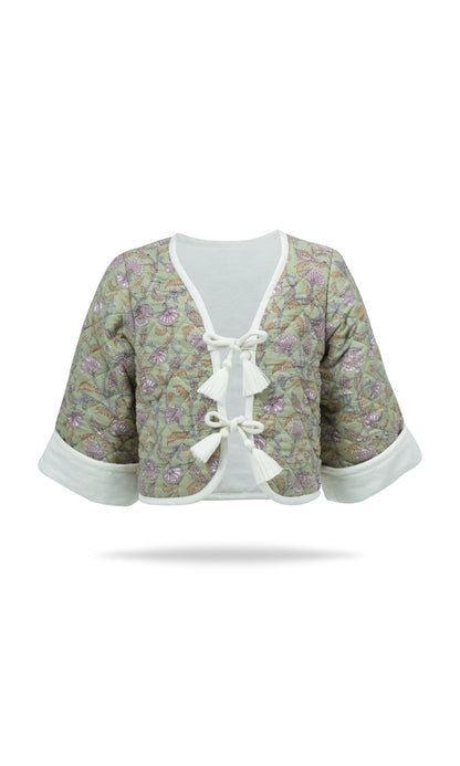 Jill Reversible Quilted Jacket : OFF-WHITE : Infant : Toddler : Tween