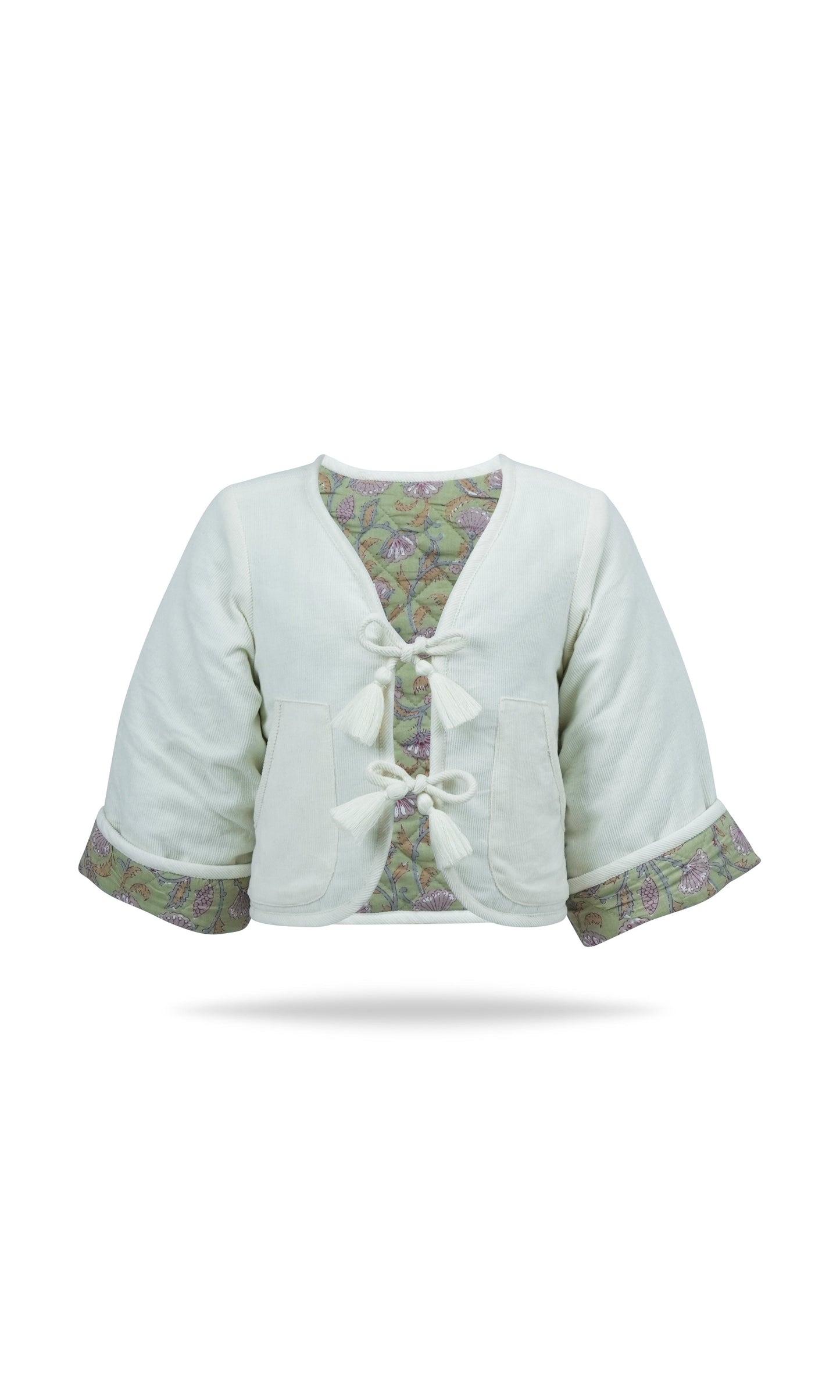 Jill Reversible Quilted Jacket : OFF-WHITE : Infant : Toddler : Tween