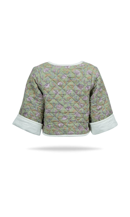 Jill Reversible Quilted Jacket : OFF-WHITE : Infant : Toddler : Tween