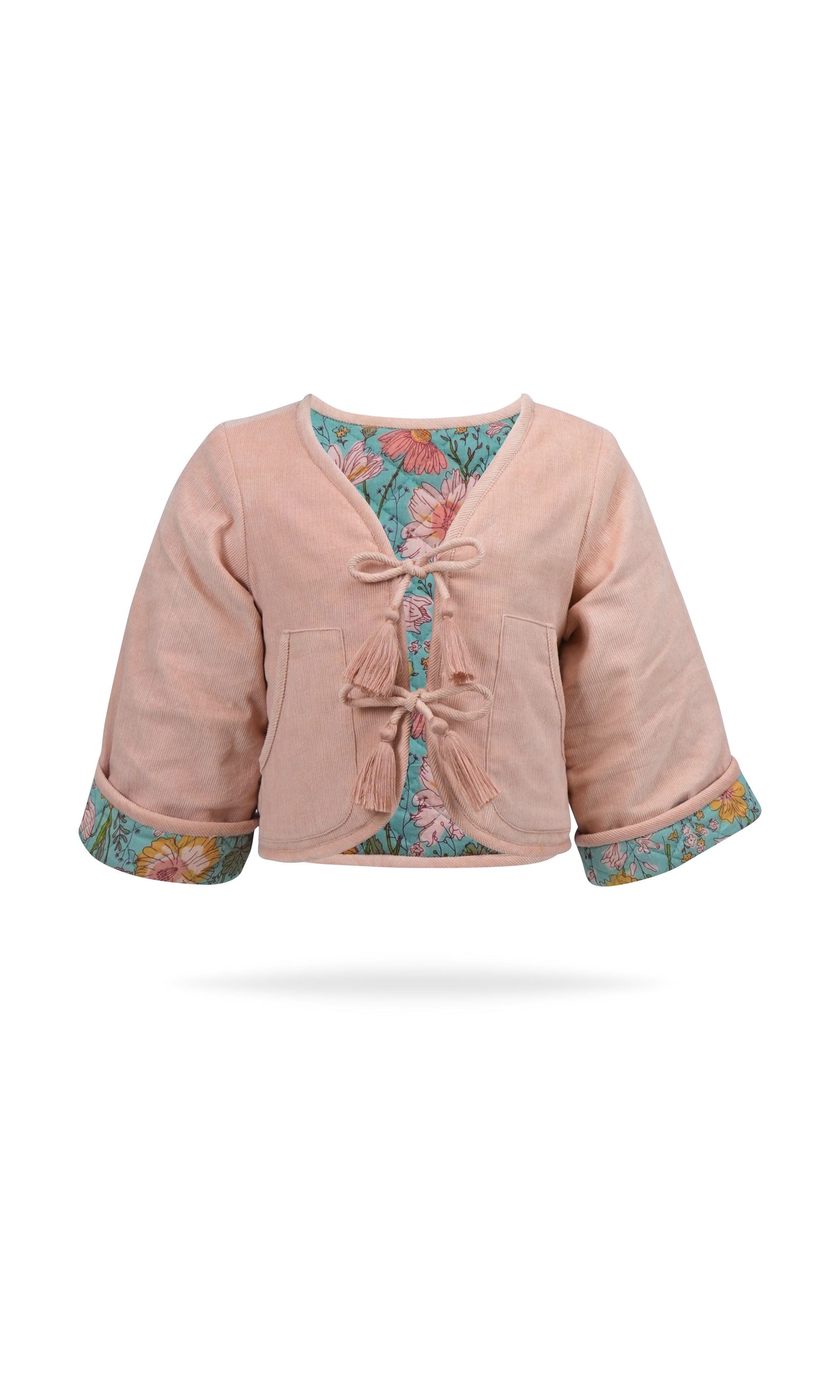 Jill Reversible Quilted Jacket : ROSE : Infant : Toddler : Tween Jacket Yo Baby India 