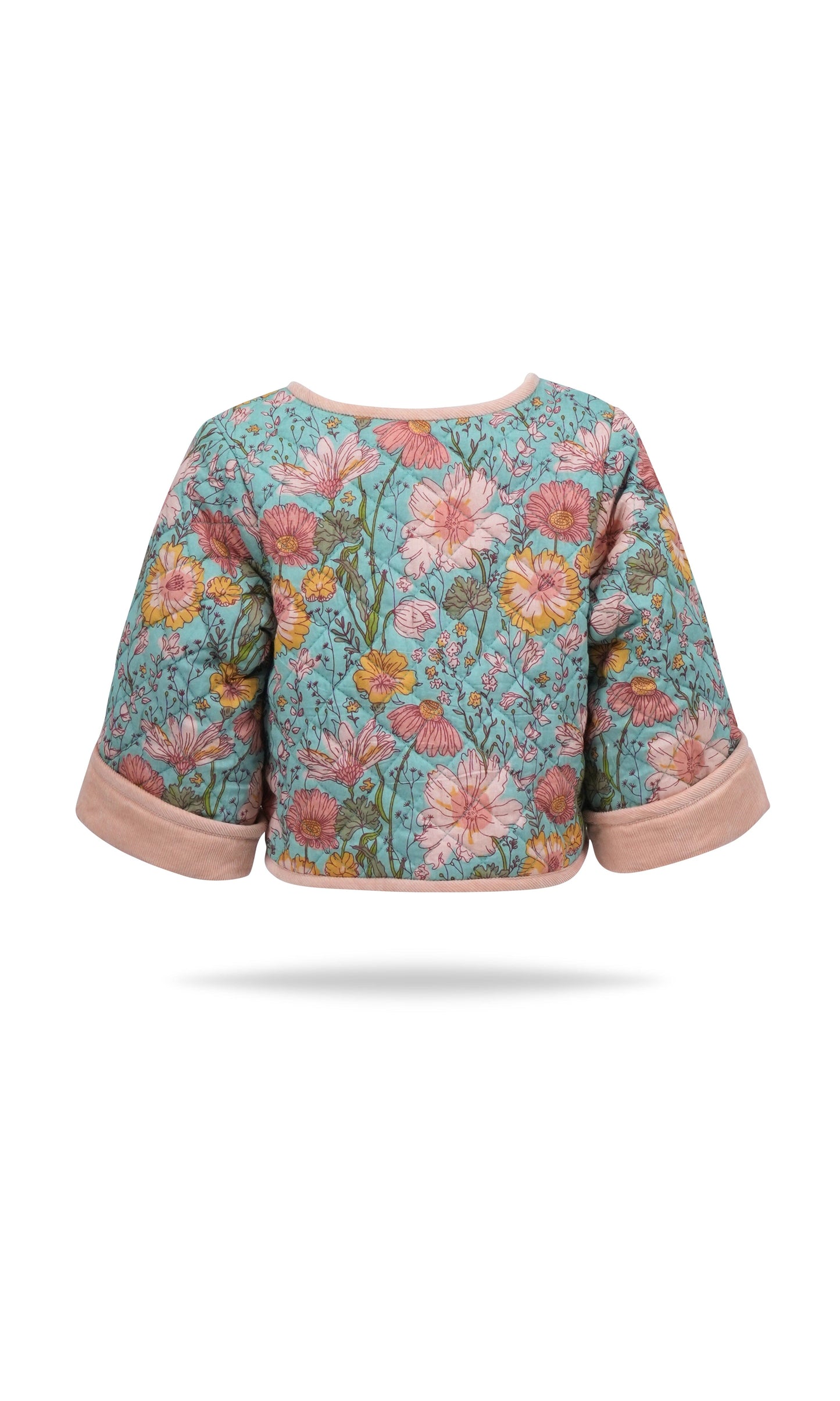 Jill Reversible Quilted Jacket : ROSE : Infant : Toddler : Tween Jacket Yo Baby India 