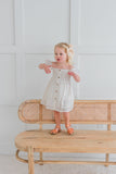 Multi Color Cotton Dobby Sleeve Ruffle Gathered Dress Dress Yo Baby India 