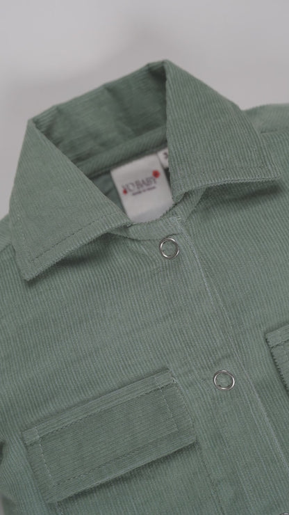 Corduroy Jumpsuit : SAGE : Unisex : Infant : Baby Girl : Baby Boy