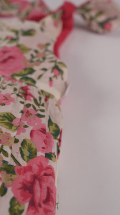 Ruhani Dress :  CORAL : Infant : Toddler : Tween