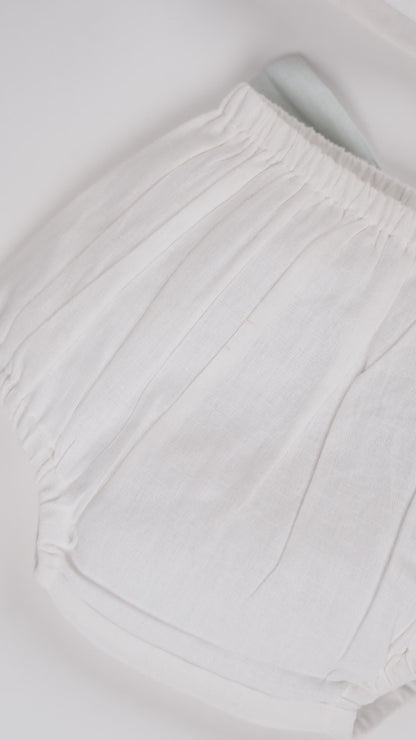 Top And Bow Bloomer Set : POWDER BLUE : Infant : Baby Girl : New Born