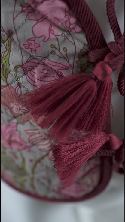 Jill Reversible Quilted Jacket : MAROON : Infant : Toddler : Tween