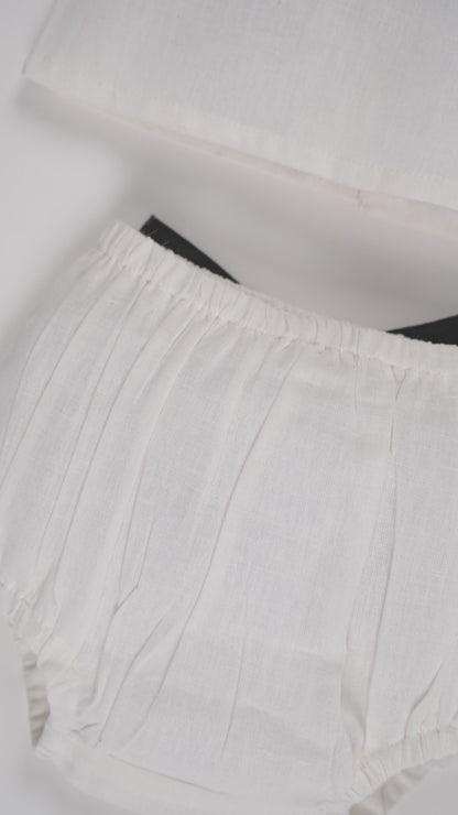 Top And Bow Bloomer Set : BLACK : Infant : Baby Girl : New Born