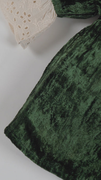 Ava Dress : CHRISTMAS GREEN : Infant : Toddler : Tween