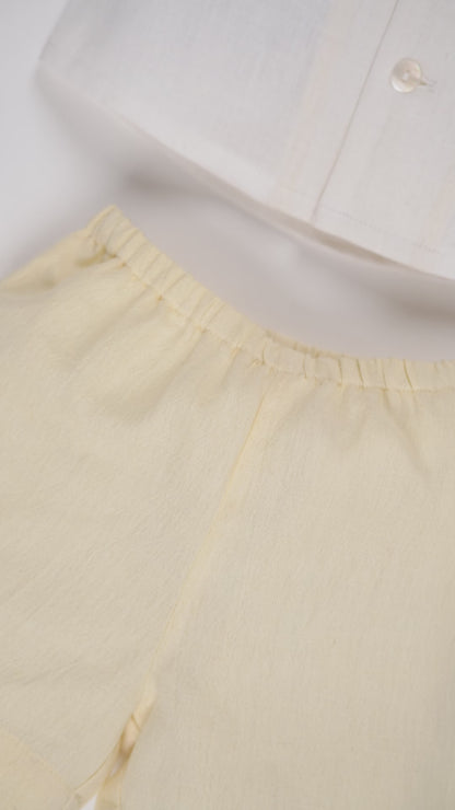 Easter Egg Hunt Shorts and Shirt Set : YELLOW : Infant : Toddler : Tween