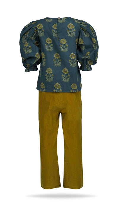 Rasa Top And Pant Set : MOSS GREEN : Toddler : Tween. TOP & PANTS SET Yo Baby India 