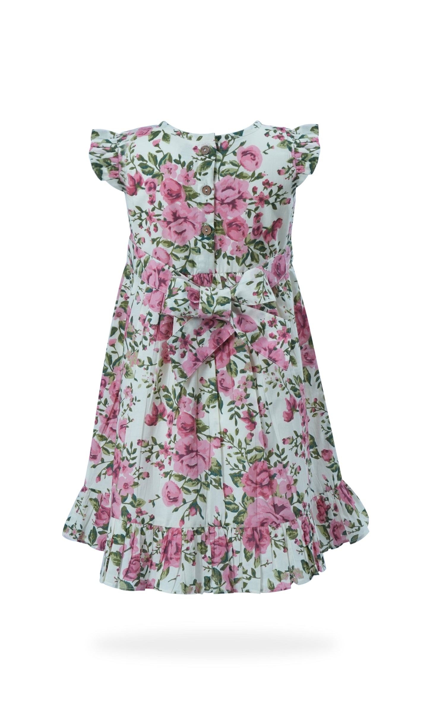 Rosa Dress : WHITE : Infant : Toddler : Tween dress & diaper cover Yo Baby India 